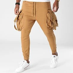 Promo ✔️ Pantalon Cargo DH-3190 Camel de Classic Series ⭐