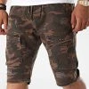 Nouveau 🤩 Short Cargo 1010 Marron Camouflage de Classic Series 🧨 -Classic Series Soldes classic series 270921 S 1010 KAHVE 20210621T114453 01