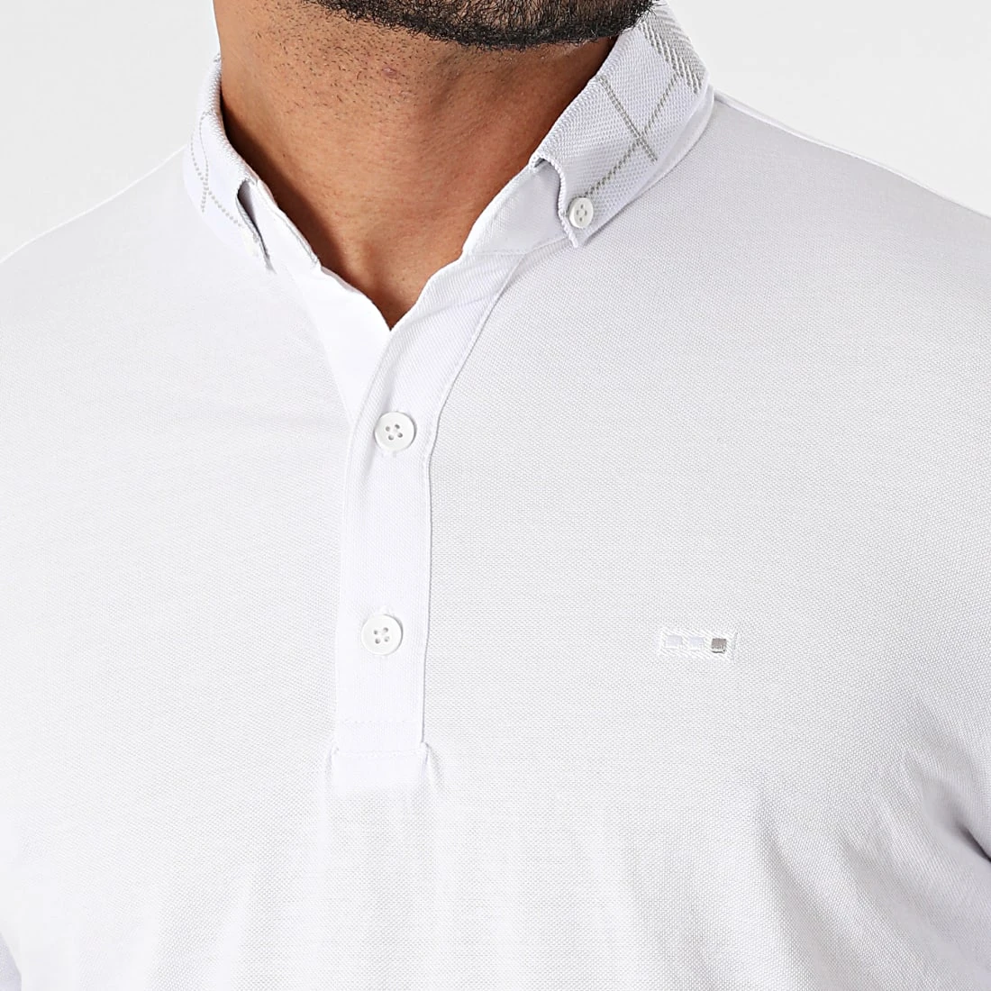 Promo ❤️ Polo Manches Courtes 1101 Blanc de Classic Series 🥰 4 Promo ❤️ Polo Manches Courtes 1101 Blanc de Classic Series 🥰 – Image 2