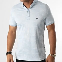 Meilleur prix ✨ Polo Manches Courtes 1089 Bleu Clair de Classic Series 💯