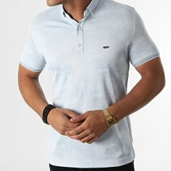 Meilleur prix ✨ Polo Manches Courtes 1089 Bleu Clair de Classic Series 💯 -Classic Series Soldes classic series 272155 21Y 1089 B MAVI 20210702T150132 03