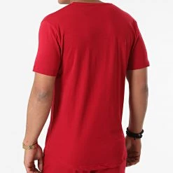 Tout neuf 🎉 Ensemble Tee Shirt Short Jogging G21-067 Rouge Bordeaux de Classic Series 😀 -Classic Series Soldes classic series 272800 G21 067 RED 20210712T161848 04