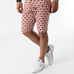 Bon marché 🎉 Ensemble Chemise Manches Courtes Short G21-155T Orange Blanc de Classic Series 😀 -Classic Series Soldes classic series 272813 G21 155T KIREMIT 20210712T161825 05