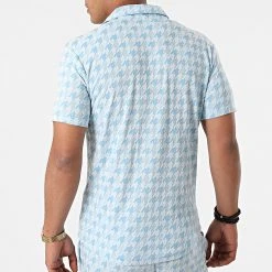 Budget ✔️ Ensemble Chemise Manches Courtes Short G21-155T Bleu Ciel Blanc de Classic Series 🥰 -Classic Series Soldes classic series 272816 G21 155T MAVI 20210712T161944 04