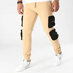 Budget 😀 Pantalon Jogging DP 3D Beige de Classic Series 👏