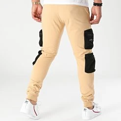 Budget 😀 Pantalon Jogging DP 3D Beige de Classic Series 👏 -Classic Series Soldes classic series 273395 E8 VARM SAND 20210709T154742 04