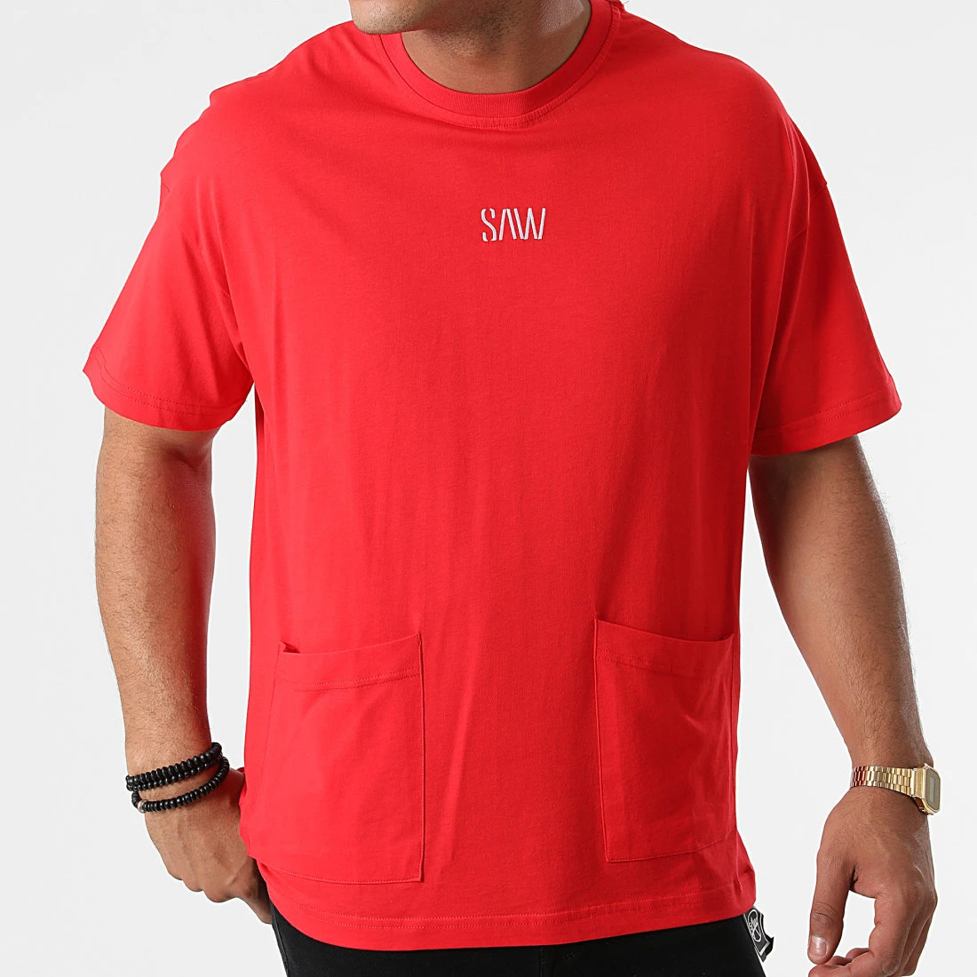 Le moins cher ✨ Tee Shirt Poche 21763 Rouge de Classic Series 🔔 4 Le moins cher ✨ Tee Shirt Poche 21763 Rouge de Classic Series 🔔 – Image 2