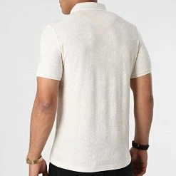 Tout neuf ✔️ Polo Manches Courtes 21Y-1094 Beige Chiné de Classic Series ⌛ -Classic Series Soldes classic series 274448 21Y 1094 BEIGE 20210722T152116 04