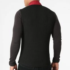 Remise 🤩 Veste Zippée Sans Manches 20K-2006 Rouge Noir de Classic Series 🎉 -Classic Series Soldes classic series 274469 20K 2006 KIRMIZI 20210722T123531 04