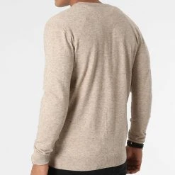 Budget 😍 Gilet Col V Claude 6744 Beige Chiné de Classic Series 🔥 -Classic Series Soldes classic series 274668 6744 BEIGE 20210722T123546 04