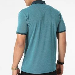 Coupon 🧨 Polo Manches Courtes 21Y-1118 Bleu Noir Chiné de Classic Series ✔️ -Classic Series Soldes classic series 275012 21Y 1118 PETROL 20210720T164027 04