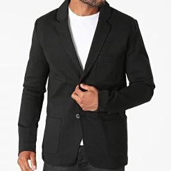 Meilleur prix 😍 Veste Blazer Ponte DP120006 Noir de Classic Series 🤩 -Classic Series Soldes classic series 278295 DP120006 BLACK 20210810T154621 03