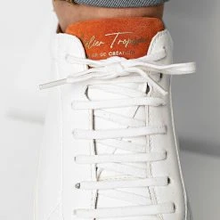 Top 10 🤩 Baskets Vincent White Orange de Classic Series 🔔 -Classic Series Soldes classic series 282430 VINCENTPU 21 WHITE ORANGE 20210917T171708 03