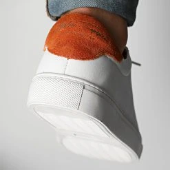 Top 10 🤩 Baskets Vincent White Orange de Classic Series 🔔 -Classic Series Soldes classic series 282430 VINCENTPU 21 WHITE ORANGE 20210917T171709 04