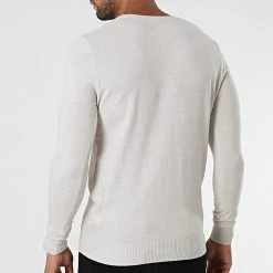 Offres ⭐ Pull Col V 662 Beige de Classic Series 😀 -Classic Series Soldes classic series 282784 J662 1 20210908T161918 04