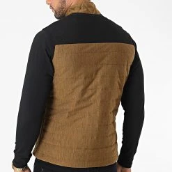 Nouveau 💯 Veste Zippée Sans Manches 2000 Camel Chiné de Classic Series ❤️ -Classic Series Soldes classic series 283054 20K 2000 TUTUN 20210908T163652 04