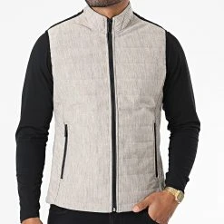 Coupon 🧨 Veste Zippée Sans Manches 2000 Beige Chiné de Classic Series 👏 -Classic Series Soldes classic series 283063 20K 2000 BEJ 20210908T163800 03