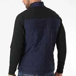 Sortie 🎉 Veste Zippée Sans Manches 2000 Bleu Marine Chiné de Classic Series 🔔 -Classic Series Soldes classic series 283067 20K 2000 SAKS MLJ 20210908T162948 04