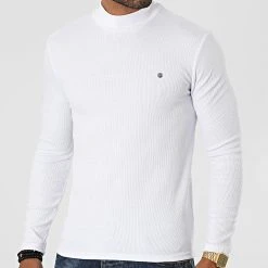 Bon marché 🎁 Sweat Col Cheminée 2007 Blanc de Classic Series 🛒