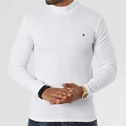 Bon marché 🎁 Sweat Col Cheminée 2007 Blanc de Classic Series 🛒 -Classic Series Soldes classic series 283122 20K 2007 BEYAZ 20210908T164222 03