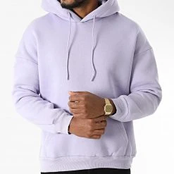 Grosses soldes ⌛ Sweat Capuche 55-09 Lila de Classic Series 🔔