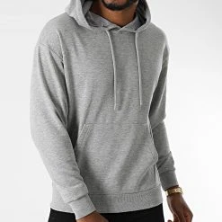 Vente flash ⭐ Sweat Capuche SW447 Gris Chiné de Classic Series 🛒 -Classic Series Soldes classic series 283661 SW447 GRI 20210914T155104 03