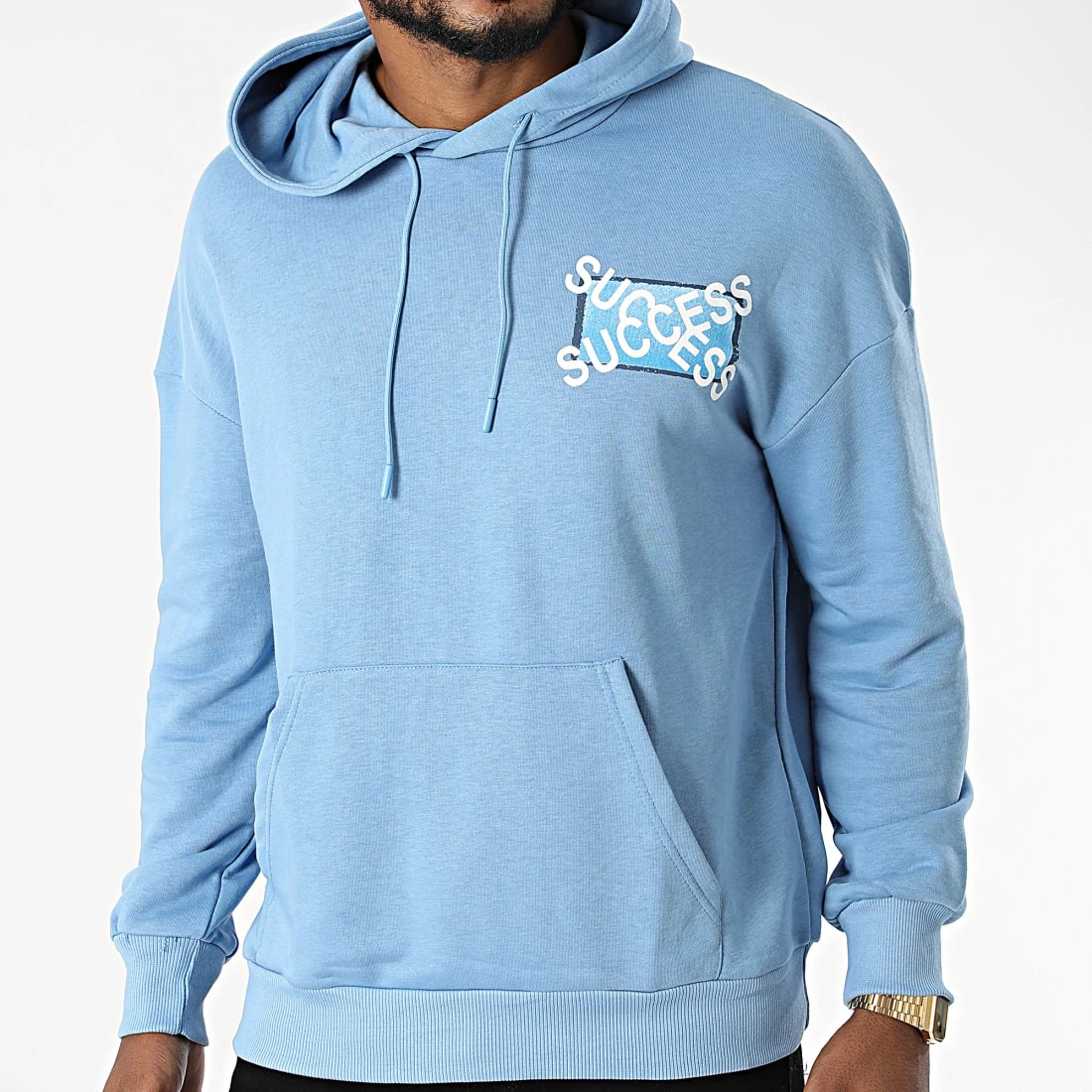 Vente flash 🔥 Sweat Capuche 55-20 Bleu Clair de Classic Series 🥰 4 Vente flash 🔥 Sweat Capuche 55-20 Bleu Clair de Classic Series 🥰 – Image 2