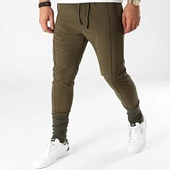 Top 10 💯 Pantalon Jogging P5269 Vert Kaki de Classic Series ⭐