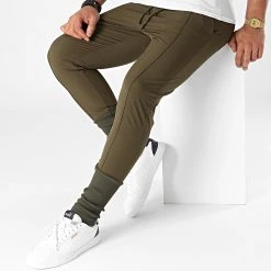 Top 10 💯 Pantalon Jogging P5269 Vert Kaki de Classic Series ⭐ -Classic Series Soldes classic series 283669 BRSP5269 KAKI 20210916T150807 03