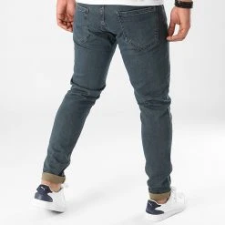 Promo 🌟 Jean Slim 7616 Bleu Denim Réfléchissant Iridescent de Classic Series 👍 -Classic Series Soldes classic series 283705 7616 TINTLI 20210913T151815 04