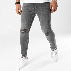 Bon marché ❤️ Jean Slim 7580 Gris Anthracite de Classic Series ✨