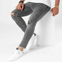 Bon marché ❤️ Jean Slim 7580 Gris Anthracite de Classic Series ✨ -Classic Series Soldes classic series 283707 7580 GRI 20210913T151934 03