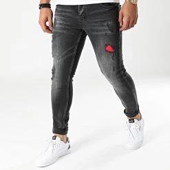 Meilleure vente ⭐ Jean Skinny 3526 Gris Anthracite de Classic Series 😀