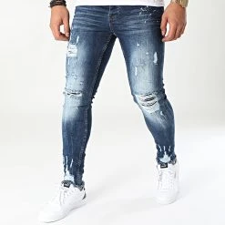 Budget 🎉 Jean Skinny DHZ-3603 Bleu Denim de Classic Series 🧨