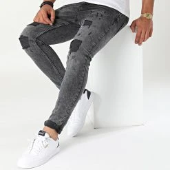 Coupon 🛒 Jean Skinny DHZ-3481 Gris Anthracite de Classic Series ✨ -Classic Series Soldes classic series 283750 DHZ 3481 FUME 20210915T162102 03
