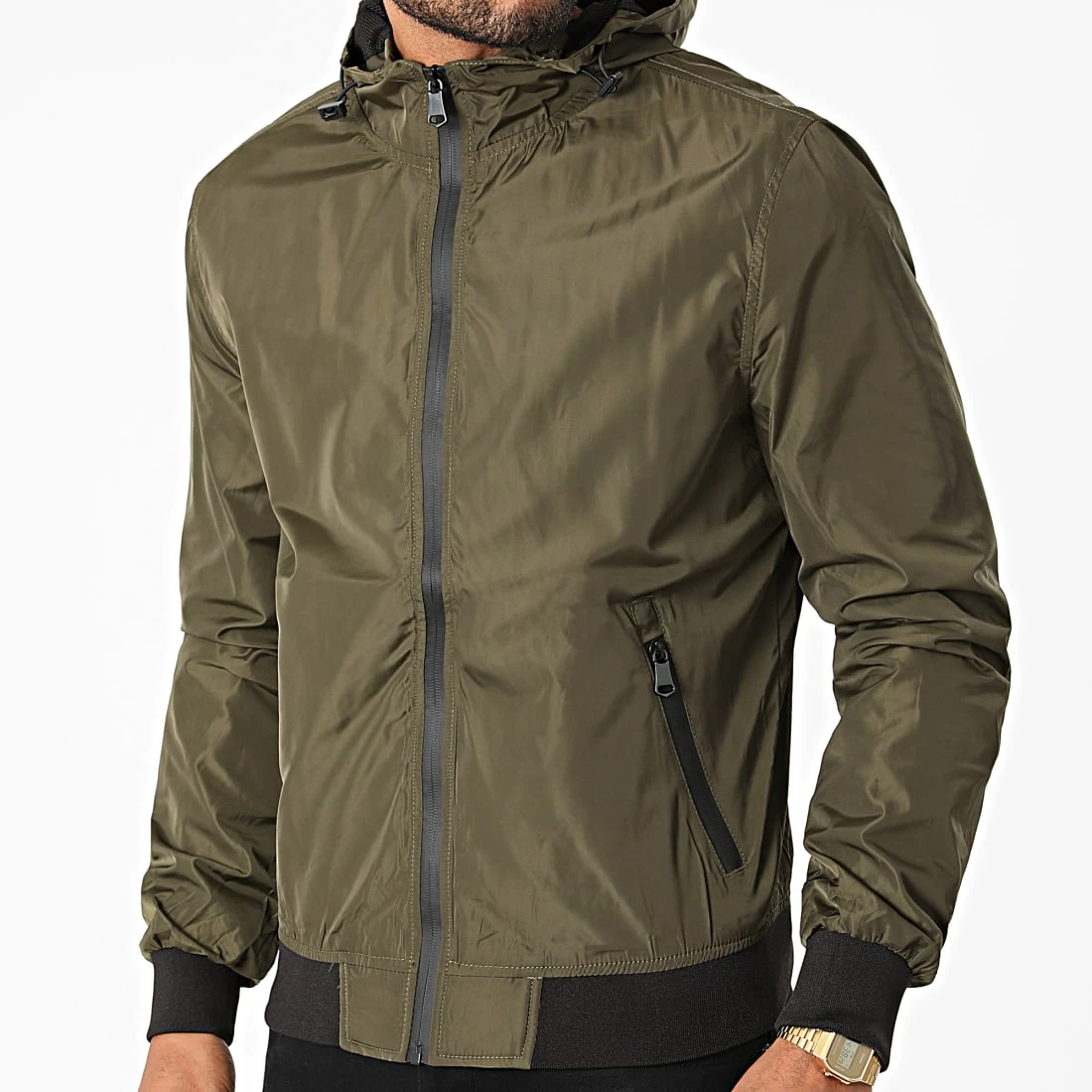 Meilleure affaire ⭐ Coupe-Vent LP55664-K Vert Kaki de Classic Series ⭐ 3 Meilleure affaire ⭐ Coupe-Vent LP55664-K Vert Kaki de Classic Series ⭐