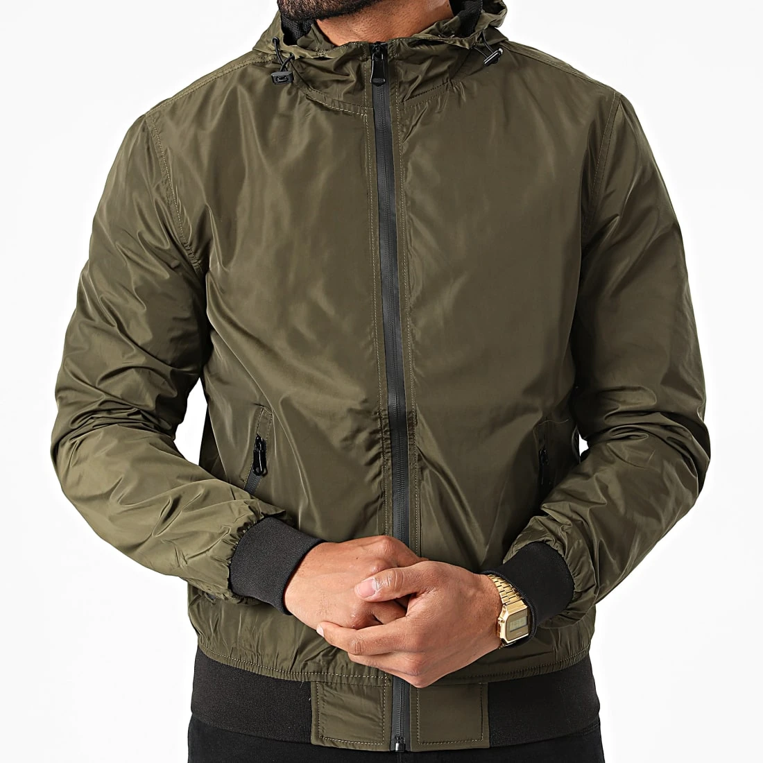 Meilleure affaire ⭐ Coupe-Vent LP55664-K Vert Kaki de Classic Series ⭐ 5 Meilleure affaire ⭐ Coupe-Vent LP55664-K Vert Kaki de Classic Series ⭐ – Image 3