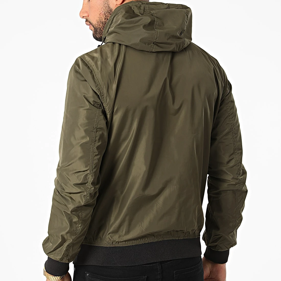 Meilleure affaire ⭐ Coupe-Vent LP55664-K Vert Kaki de Classic Series ⭐ 6 Meilleure affaire ⭐ Coupe-Vent LP55664-K Vert Kaki de Classic Series ⭐ – Image 4