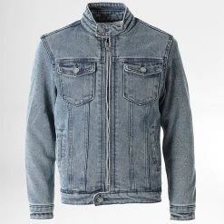 Meilleure affaire ✔️ Veste Jean Enfant YJ-73 Bleu Wash de Classic Series ⌛