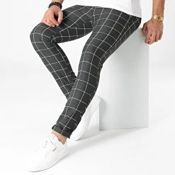 Sortie 🔔 Pantalon A Carreaux 3362 Gris Anthracite Chiné de Classic Series 🥰 -Classic Series Soldes classic series 286104 M 3362 20210930T135836 03