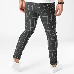 Sortie 🔔 Pantalon A Carreaux 3362 Gris Anthracite Chiné de Classic Series 🥰 -Classic Series Soldes classic series 286104 M 3362 20210930T135837 04