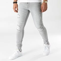 Tout neuf 💯 Jean Skinny DHZ-3039 Gris de Classic Series 🌟