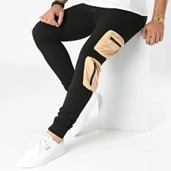 Tout neuf ✨ Pantalon Jogging E8 Noir Beige de Classic Series ⭐ -Classic Series Soldes classic series 287174 E8 001 20211008T162930 03