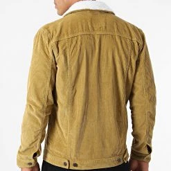 Tout neuf 🤩 Veste Velours Col Mouton Corduroy Teddy Kaki Clair de Classic Series 😉 -Classic Series Soldes classic series 287183 JIB DP AW20 046 014 20211006T103033 04