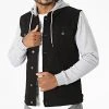 Vente flash ❤️ Veste Jean Capuche DP18 Noir Gris Chiné de Classic Series ⌛ -Classic Series Soldes classic series 287469 DP18 BLACK LIGHT GREY MEL 20211007T161225 01