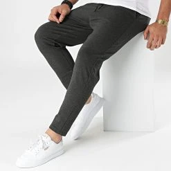 Promo ✨ Pantalon Jogging DP7030 Gris Anthracite Chiné de Classic Series ❤️ -Classic Series Soldes classic series 287961 DP7030 038 20211008T162102 03