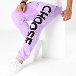 Remise 💯 Pantalon Jogging Fourrure 21543 Violet de Classic Series ✔️ -Classic Series Soldes classic series 288980 SW 21543 LILA 20211021T162428 03