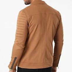 Sortie 🤩 Veste Biker 101 Camel de Classic Series 🛒 -Classic Series Soldes classic series 289877 101 CAMEL 20211027T161821 04