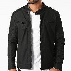 Coupon ⭐ Veste Zippée 117 Noir de Classic Series ✔️ -Classic Series Soldes classic series 290009 117 NOIR 20211027T161639 03