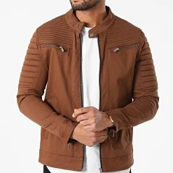 Les meilleures critiques de 🔔 Veste Biker 101 Marron de Classic Series 🌟 -Classic Series Soldes classic series 290010 101 TABAC 20211027T161725 03